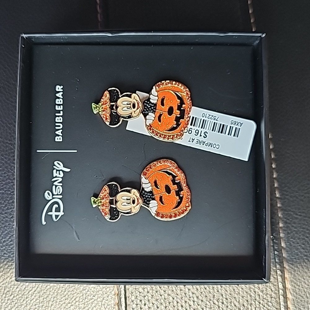 Disney Baublebar Halloween Pumpkin earrings